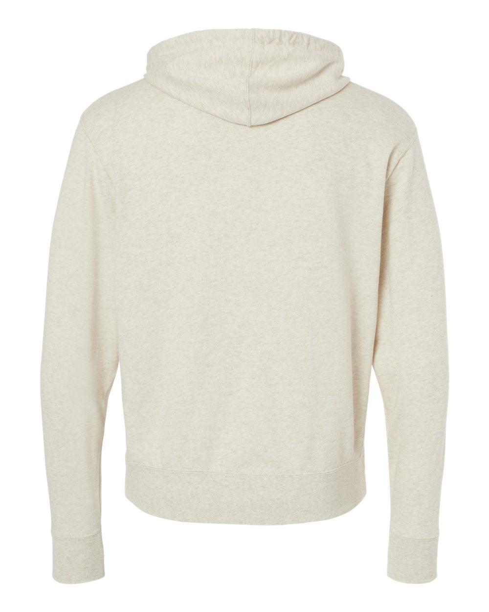 PRM90HT Independent Trading Co. Unisex Midweight French Terry Hooded Sweatshirt - Back Image