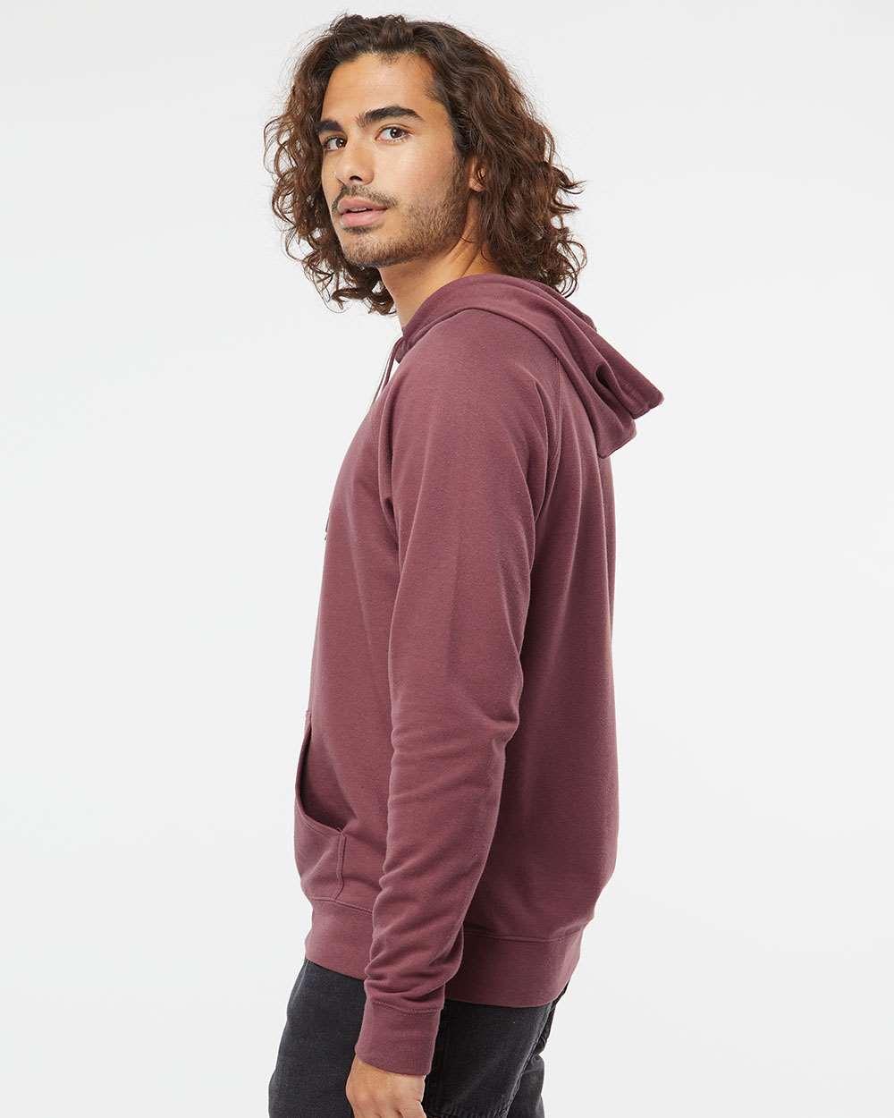 SS1000 Independent Trading Co. Icon Unisex Lightweight Loopback Terry Hooded Sweatshirt - Siide Image