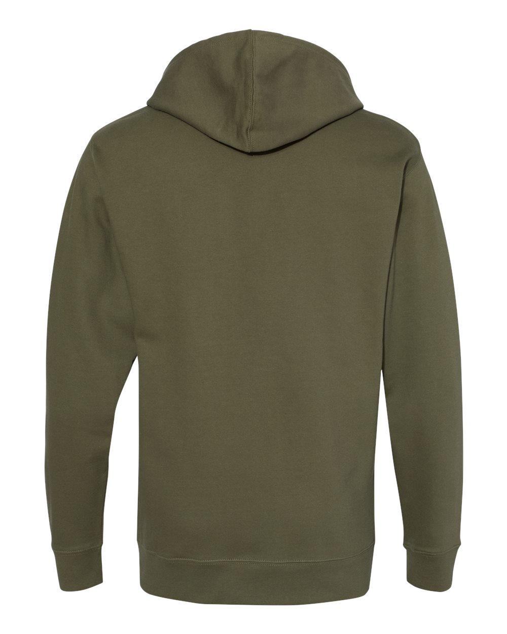 SS4500 Independent Trading Co. Midweight Hooded Sweatshirt - Back Image