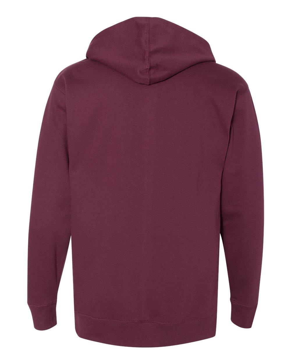 SS4500 Independent Trading Co. Midweight Hooded Sweatshirt - Back Image
