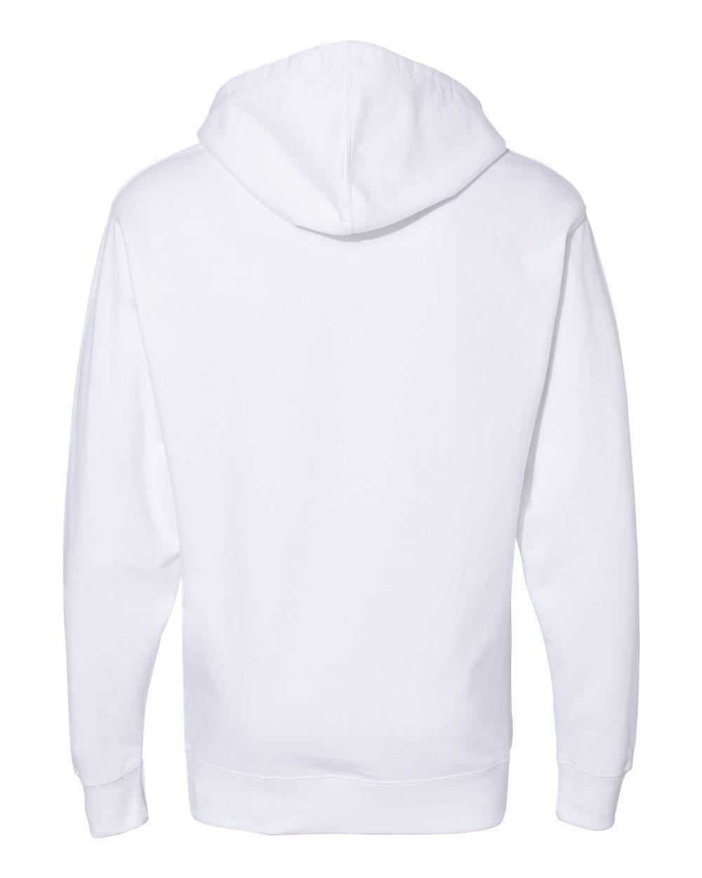 SS4500 Independent Trading Co. Midweight Hooded Sweatshirt - Back Image