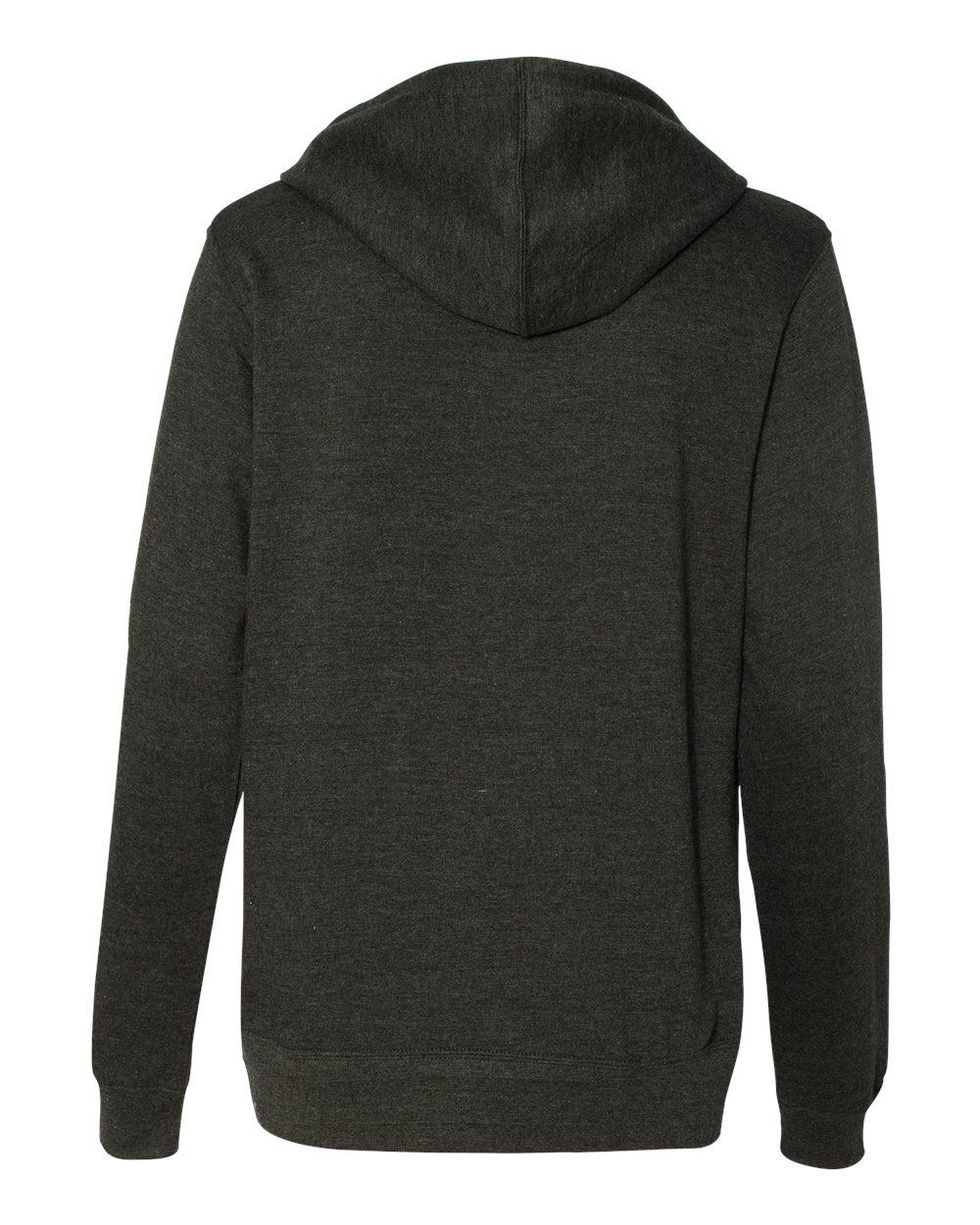SS650 Independent Trading Co. Juniors’ Heavenly Fleece Lightweight Hooded Sweatshirt - Back Image