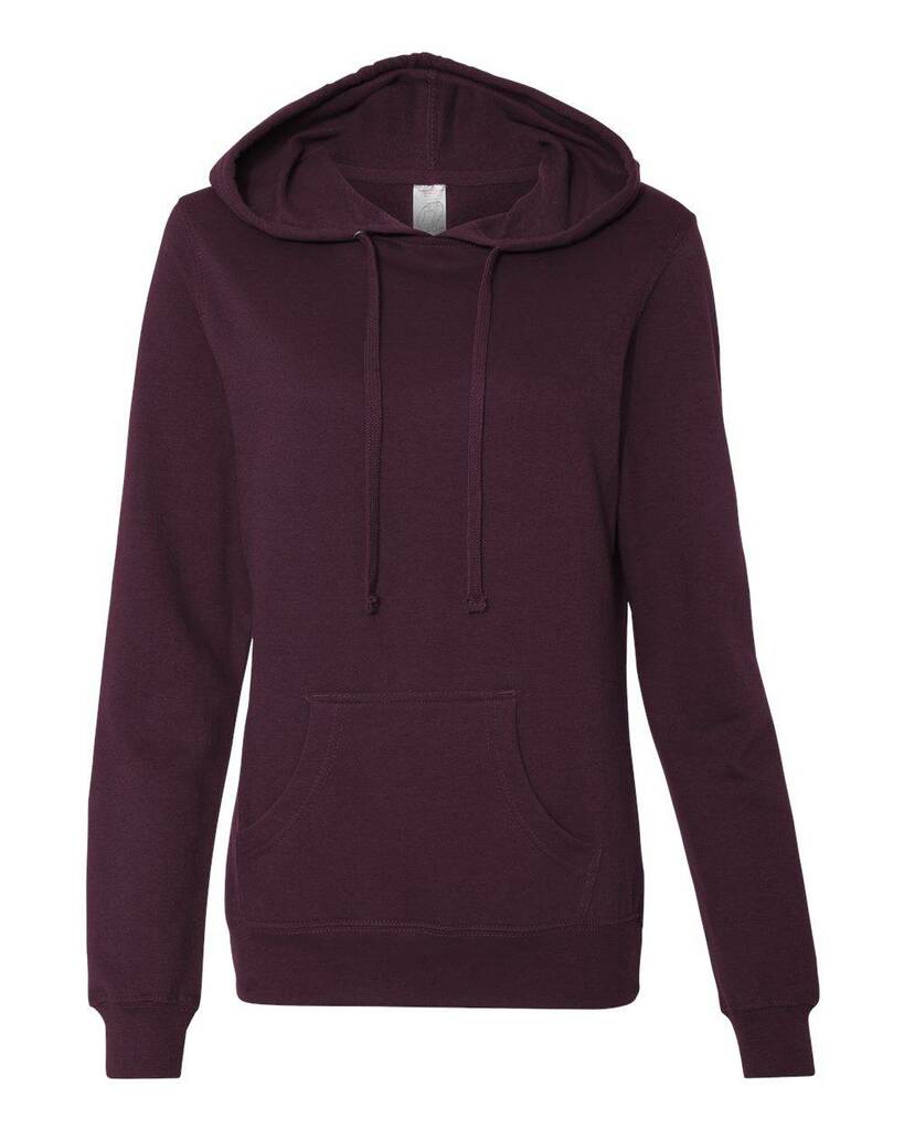SS650 Independent Trading Co. Juniors’ Heavenly Fleece Lightweight Hooded Sweatshirt