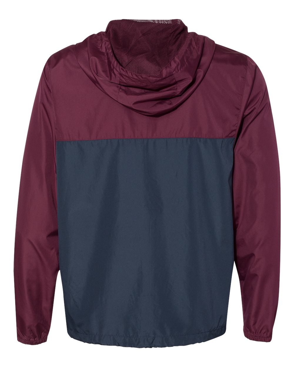EXP54LWZ Independent Trading Co. Unisex Lightweight Windbreaker Full-Zip Jacket - Back Image