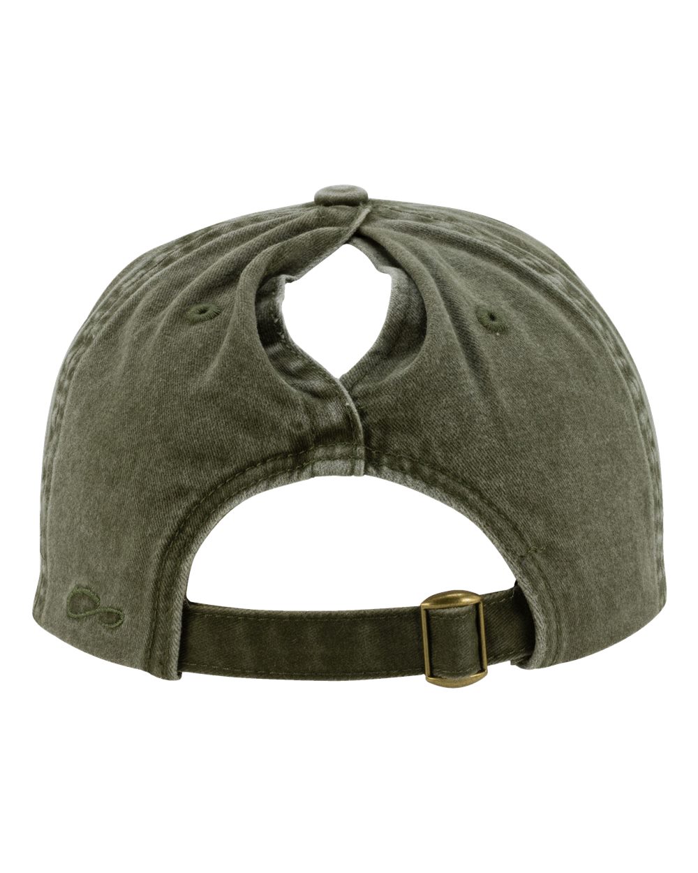 CASSIE Infinity Her Womens Pigment-Dyed with Fashion Undervisor Cap - Back Image