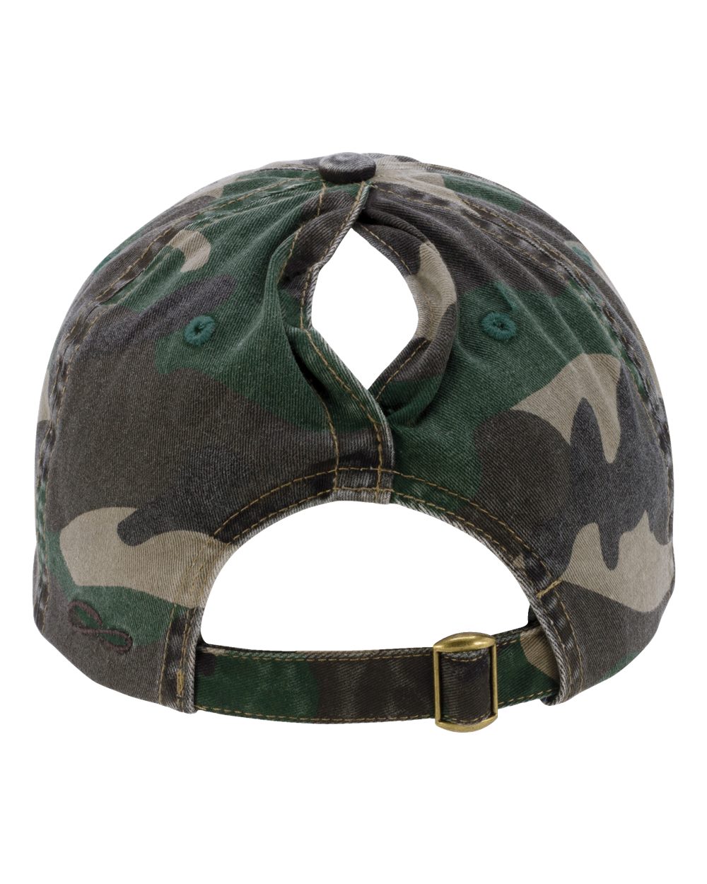 HATTIE Infinity Her Womens Garment-Washed Fashion Print Cap - Back Image