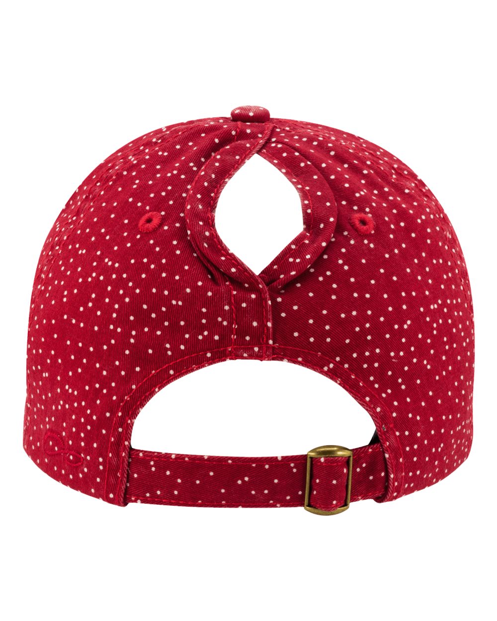 HATTIE Infinity Her Womens Garment-Washed Fashion Print Cap - Back Image