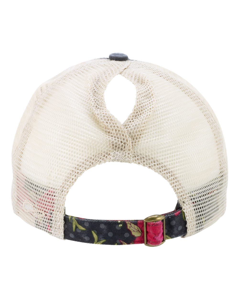 JANET Infinity Her Womens Printed Visor with Mesh Back Cap - Back Image