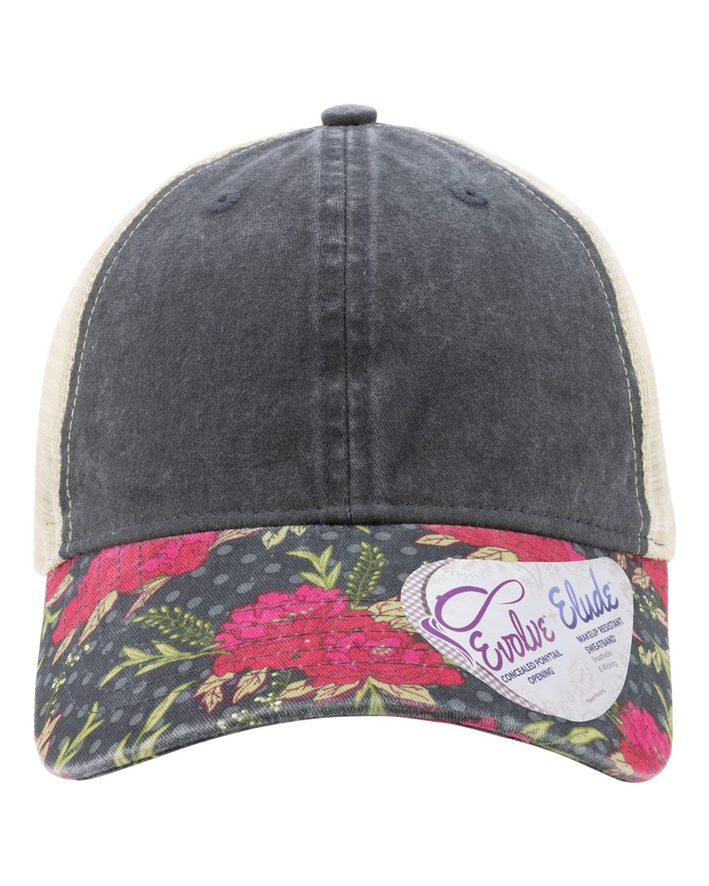 JANET Infinity Her Womens Printed Visor with Mesh Back Cap