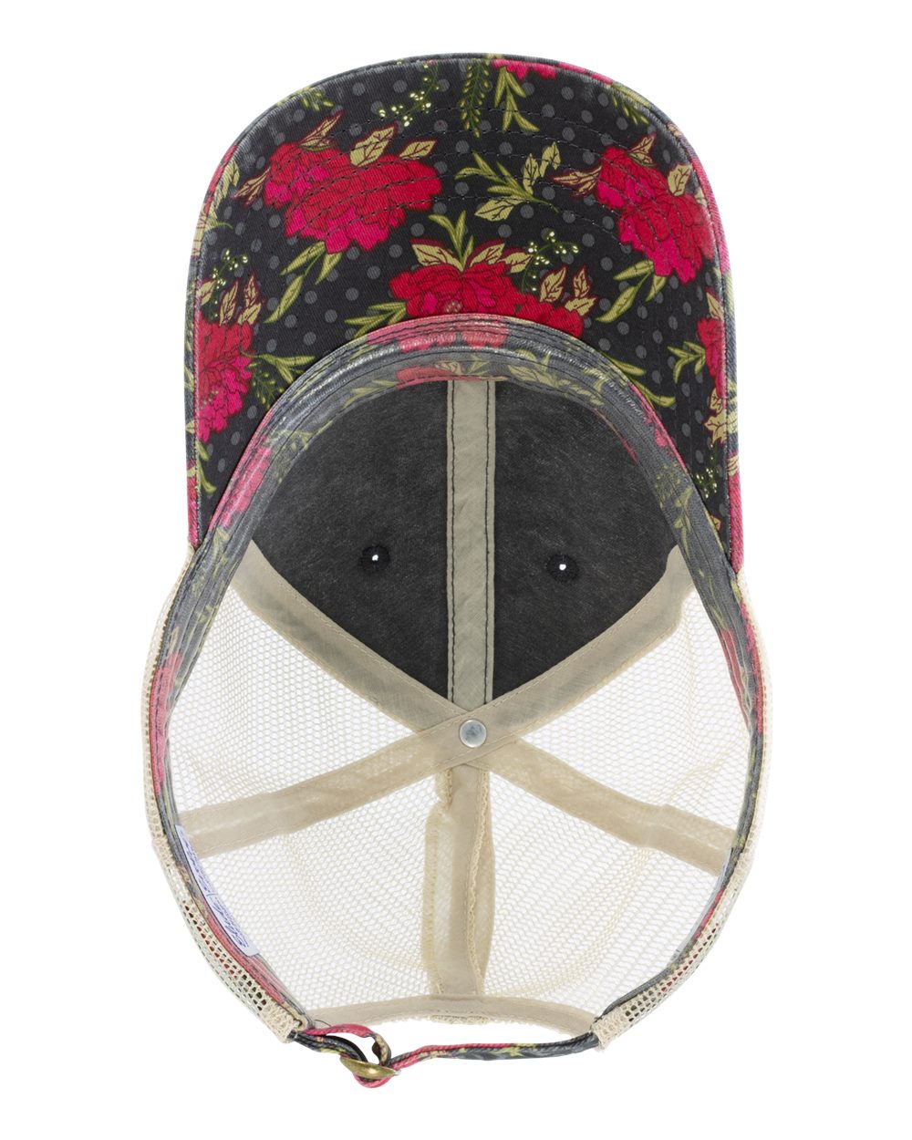 JANET Infinity Her Womens Printed Visor with Mesh Back Cap - Siide Image