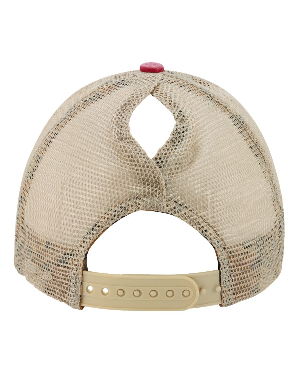 TESS Infinity Her Womens Washed Mesh-Back Cap - Back Image