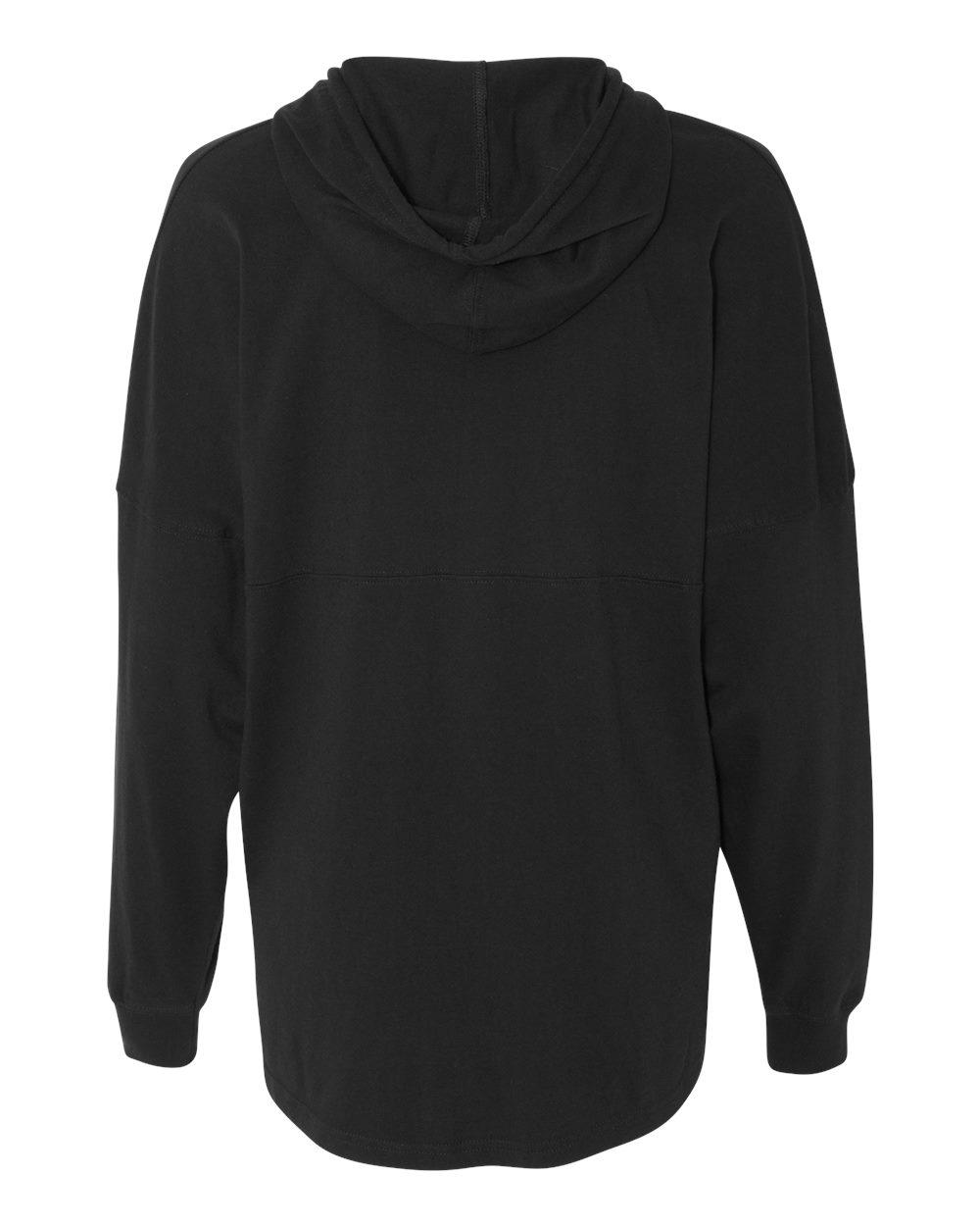 8228 J America Hooded Game Day Jersey T-Shirt - Back Image