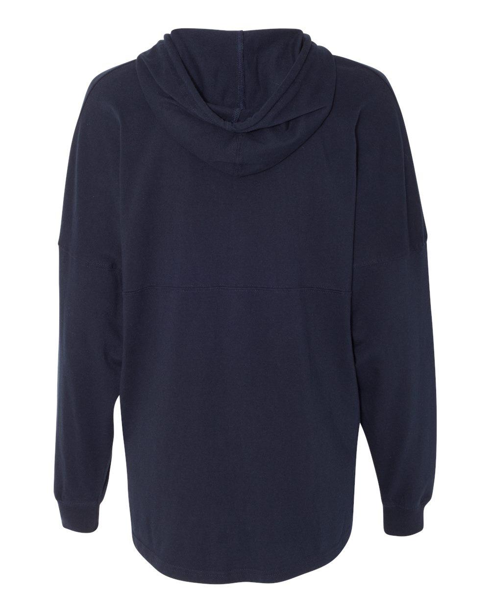 8228 J America Hooded Game Day Jersey T-Shirt - Back Image