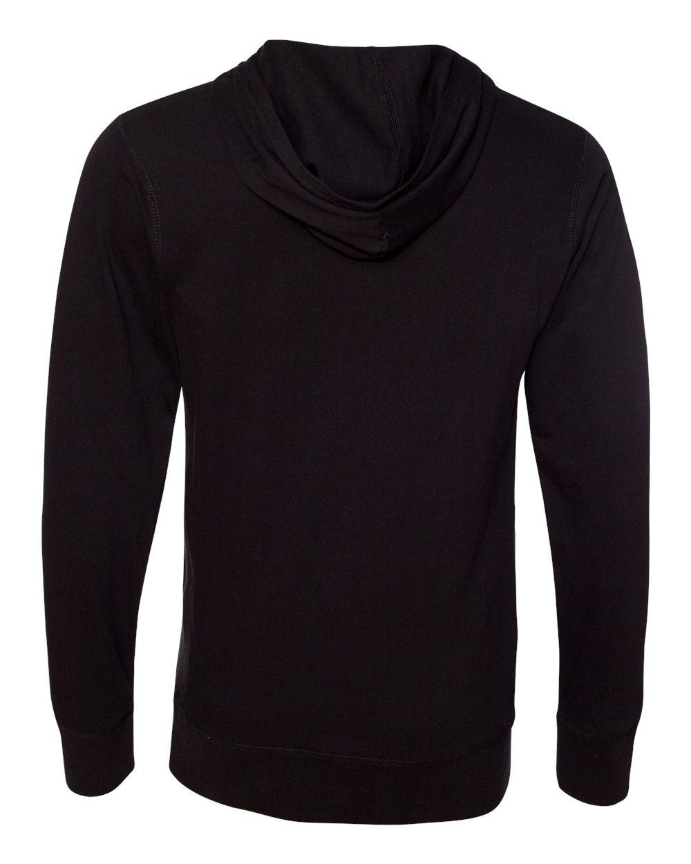 8231 J America Jersey Sport Lace Hooded Pullover - Back Image