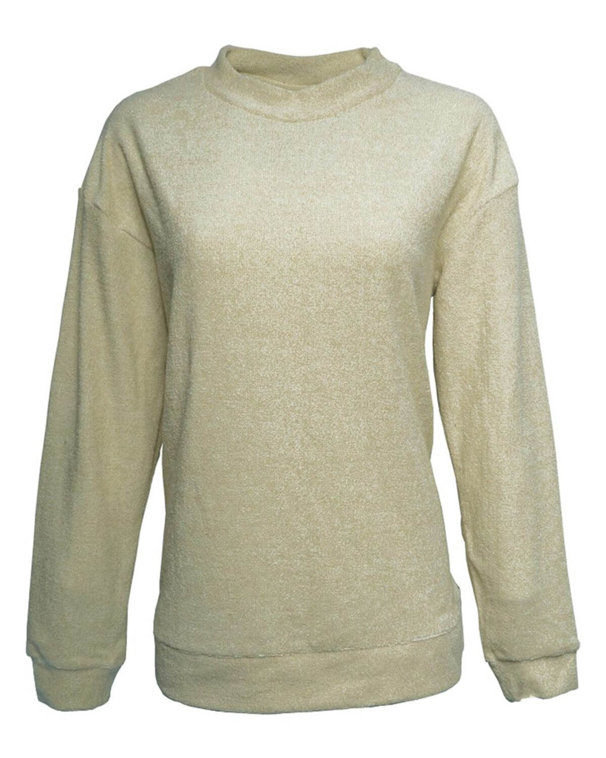 8428 J America Womens Weekend Terry Mock Crew 8428 J America Womens Weekend Terry Mock Crew