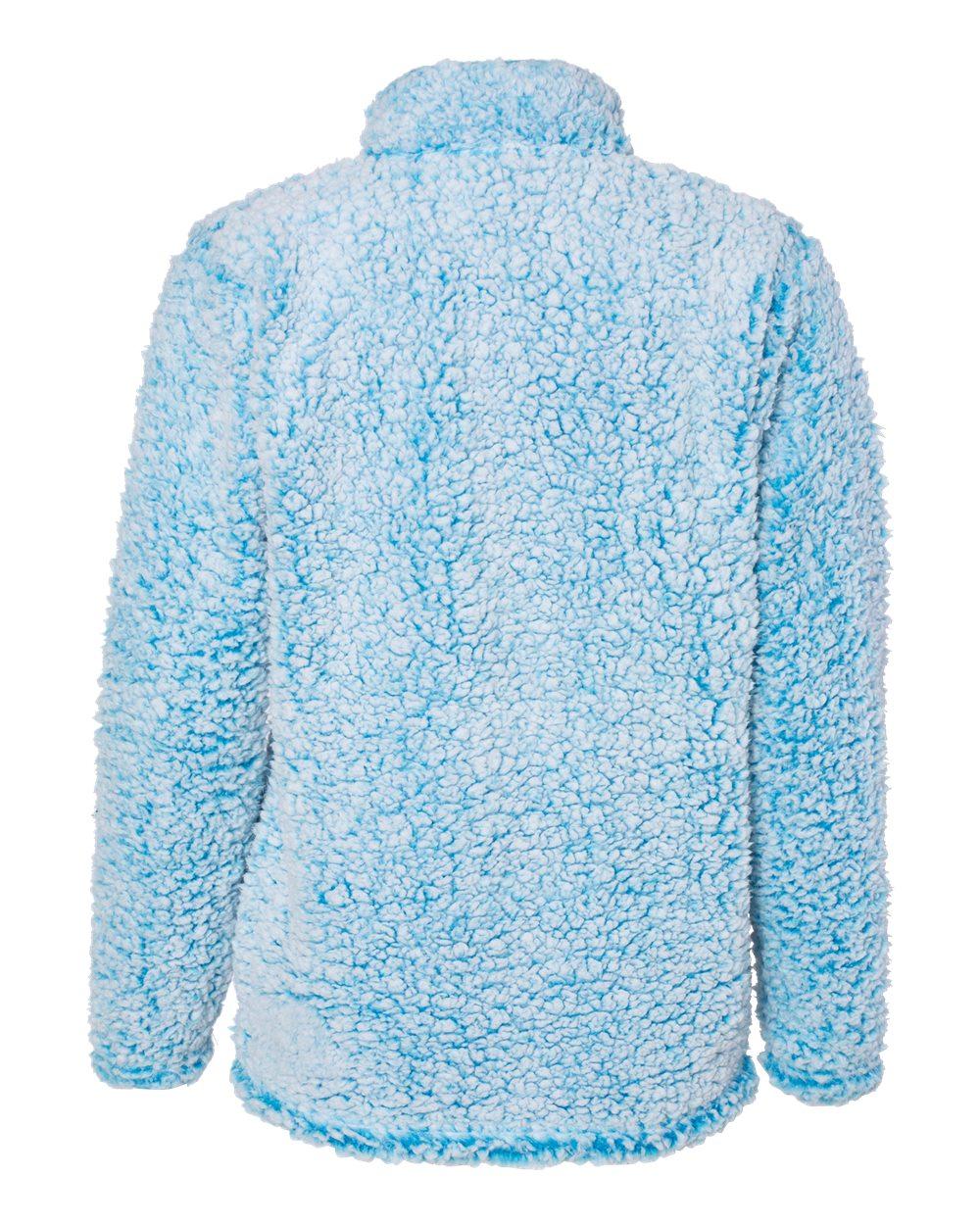 8451 J America Women’s Epic Sherpa Quarter-Zip Pullover - Back Image