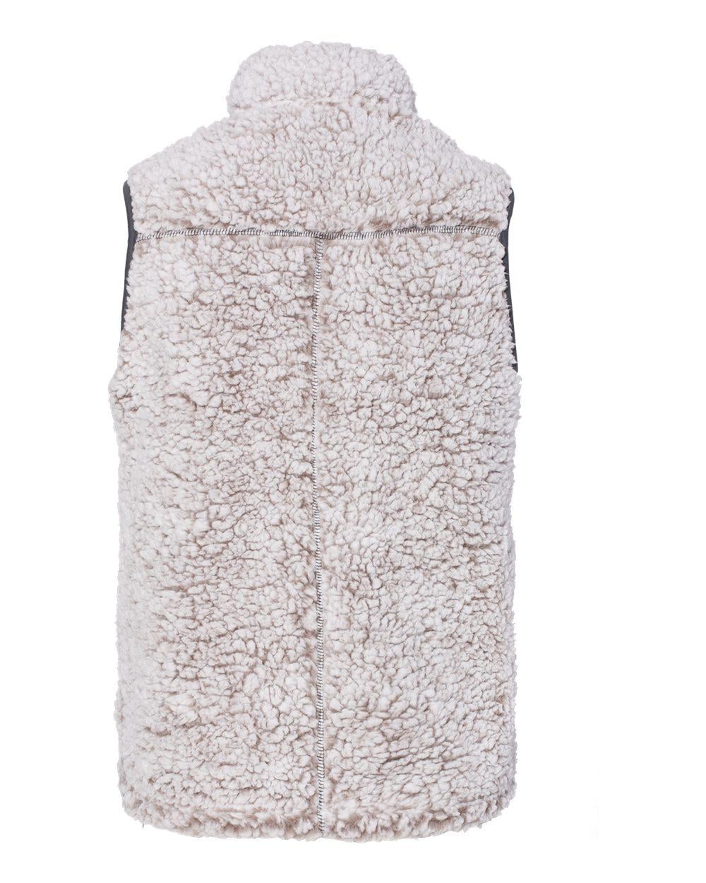 8456 J America Women’s Epic Sherpa Full-Zip Vest - Back Image