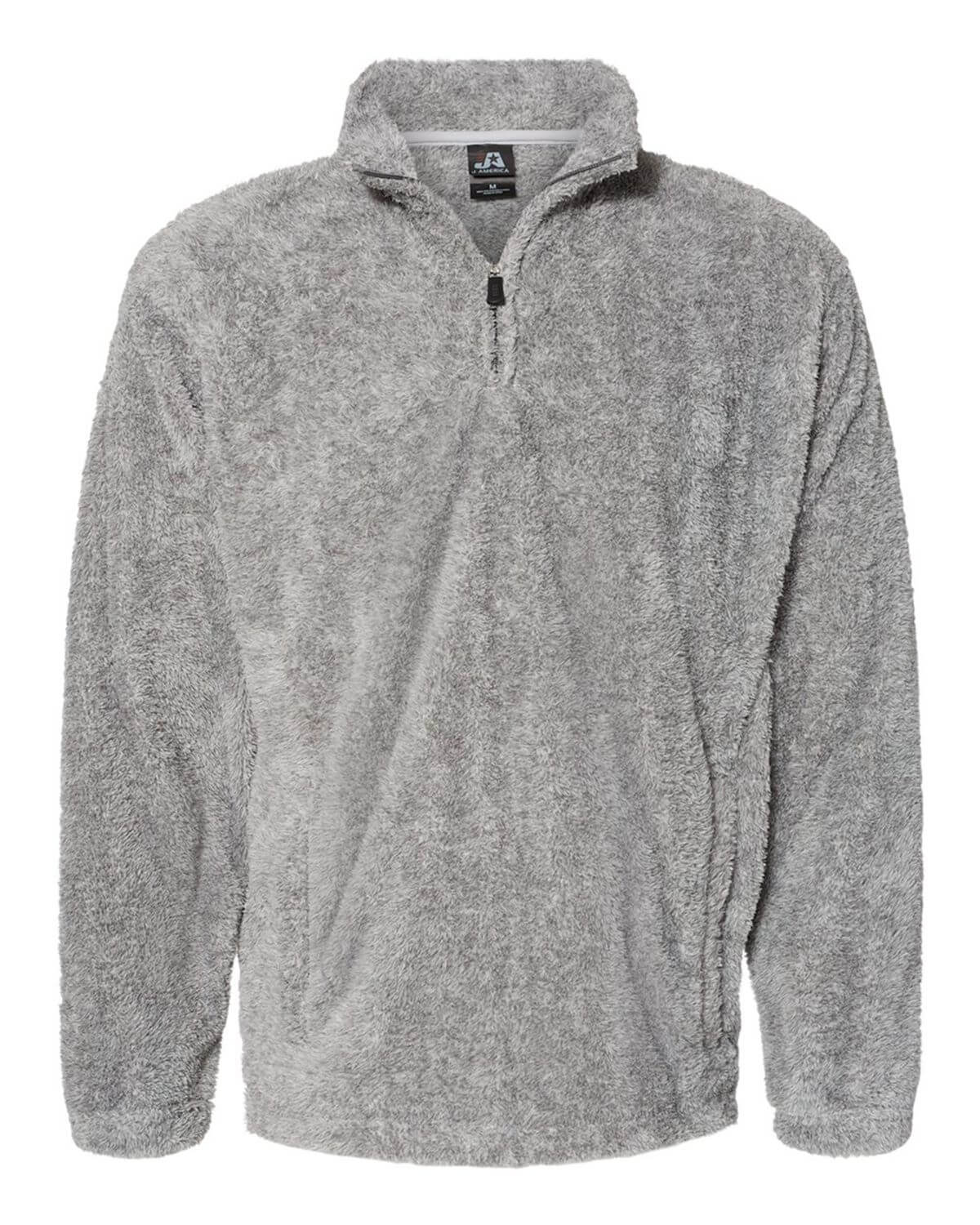 8464 J America Boundary Shag Frosty Sherpa Quarter-Zip Pullover 8464 J America Boundary Shag Frosty Sherpa Quarter-Zip Pullover