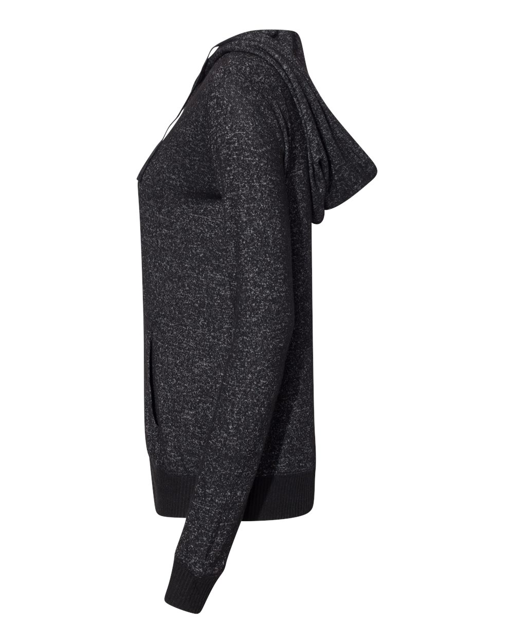 8656 J America Women’s Cozy Jersey Hooded Full-Zip - Siide Image
