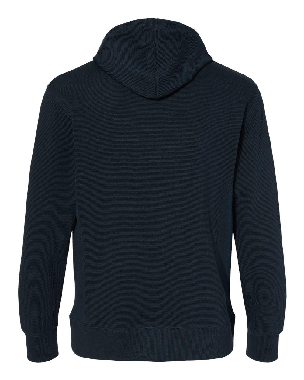 8706 J America Ripple Fleece Hooded Sweatshirt 8706 J America Ripple Fleece Hooded Sweatshirt - Back Image