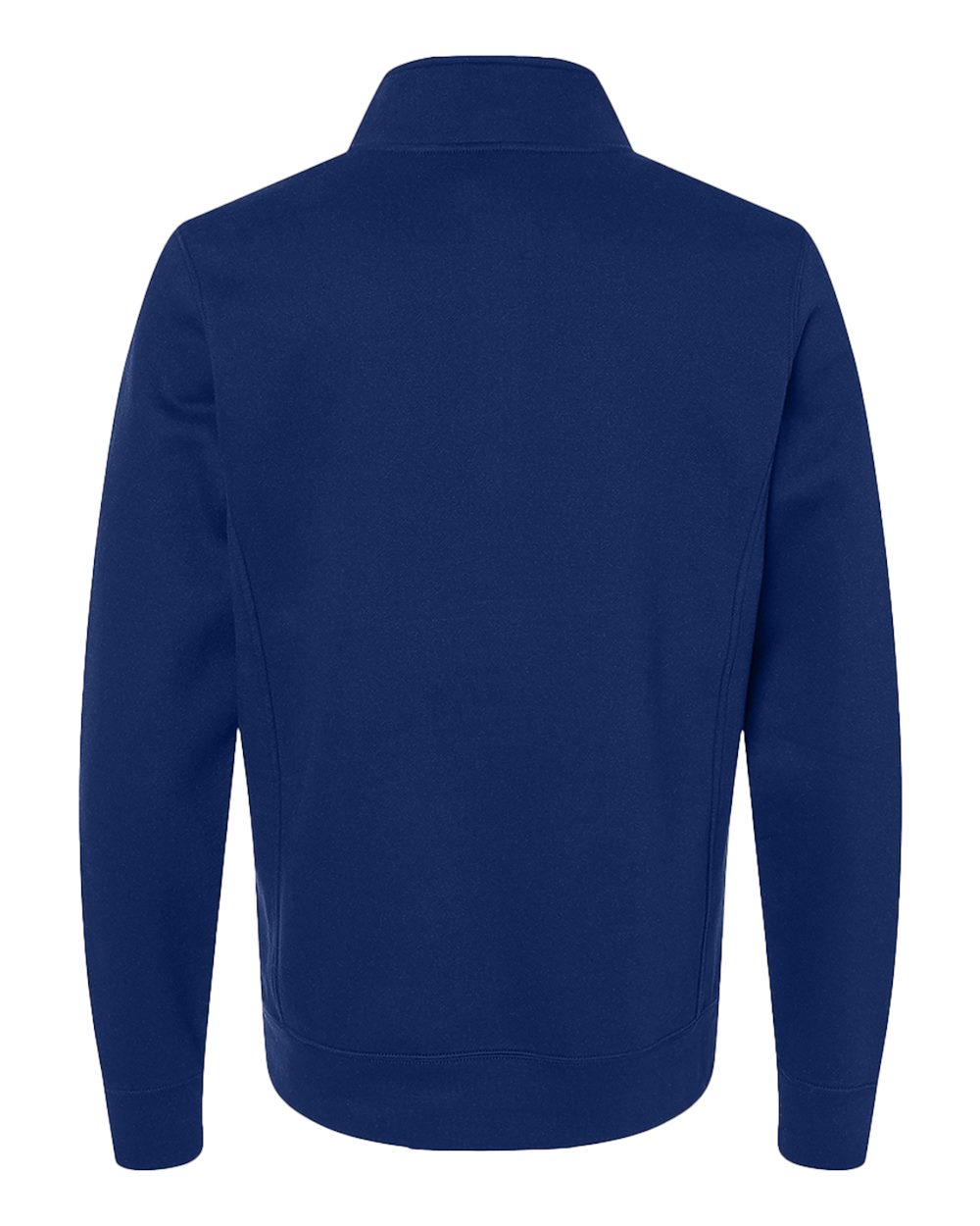 8717 J America Heavyweight Fleece Quarter-Zip Sweatshirt - Back Image