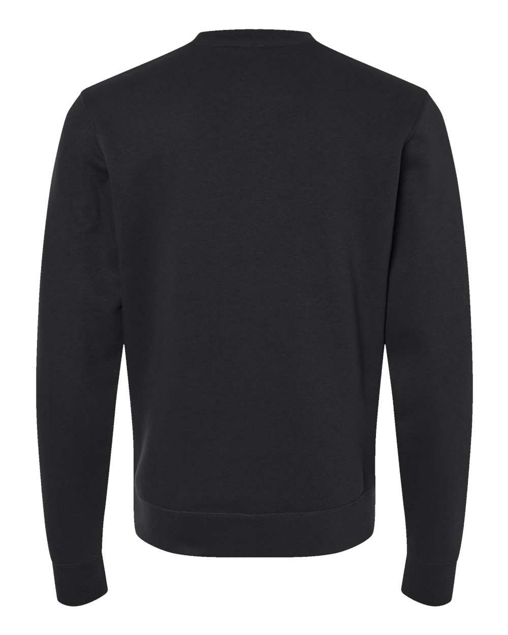 8721 J America BTB Fleece Crewneck Sweatshirt - Back Image