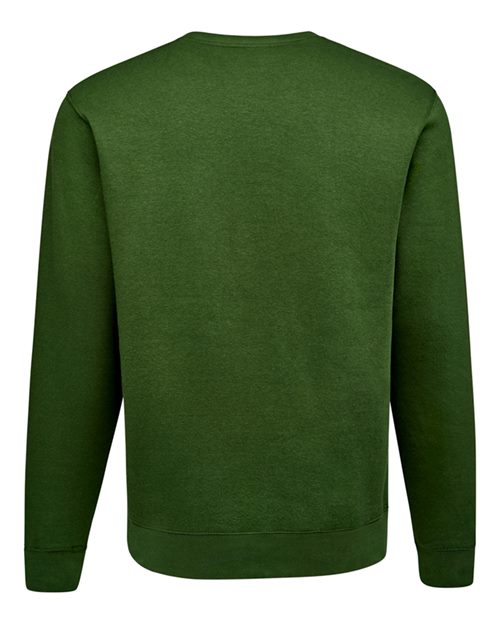 8721 J America BTB Fleece Crewneck Sweatshirt - Back Image