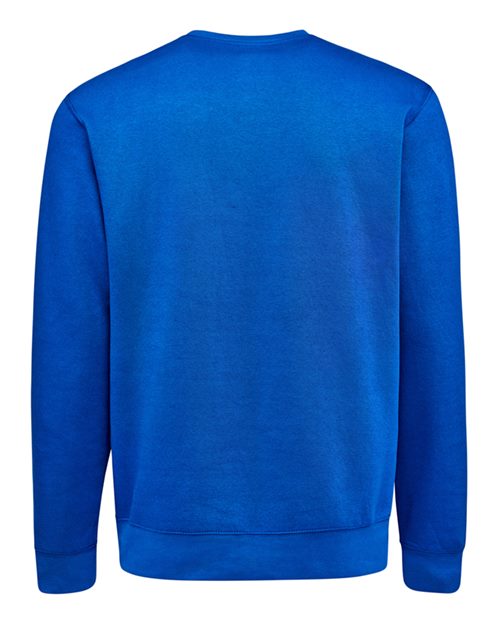 8721 J America BTB Fleece Crewneck Sweatshirt - Back Image