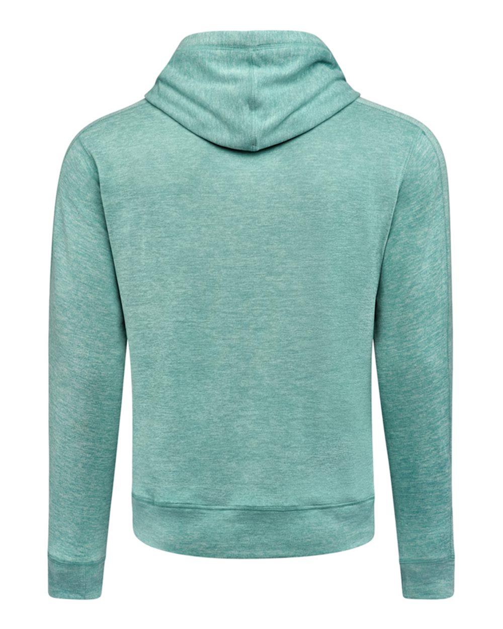 8740 J America Electric Fleece Hooded Sweatshirt - Back Image