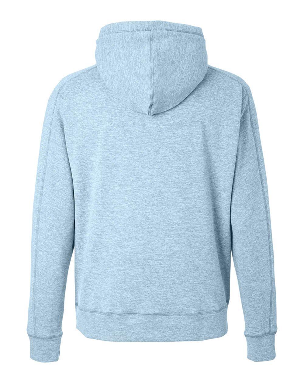 8740 J America Electric Fleece Hooded Sweatshirt - Back Image