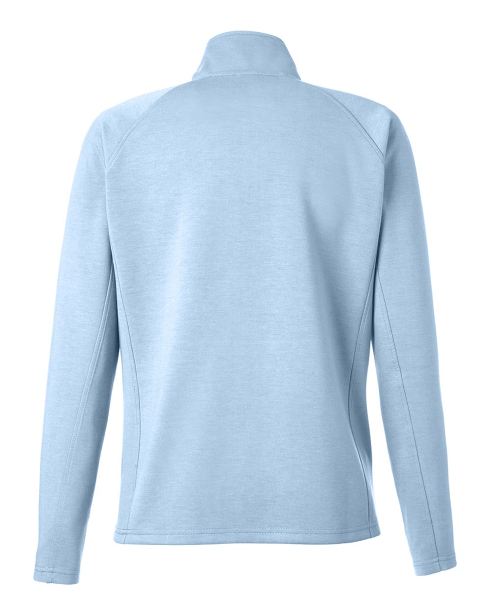 8754 J America Womens Apex Fleece Quarter-Zip Pullover - Back Image