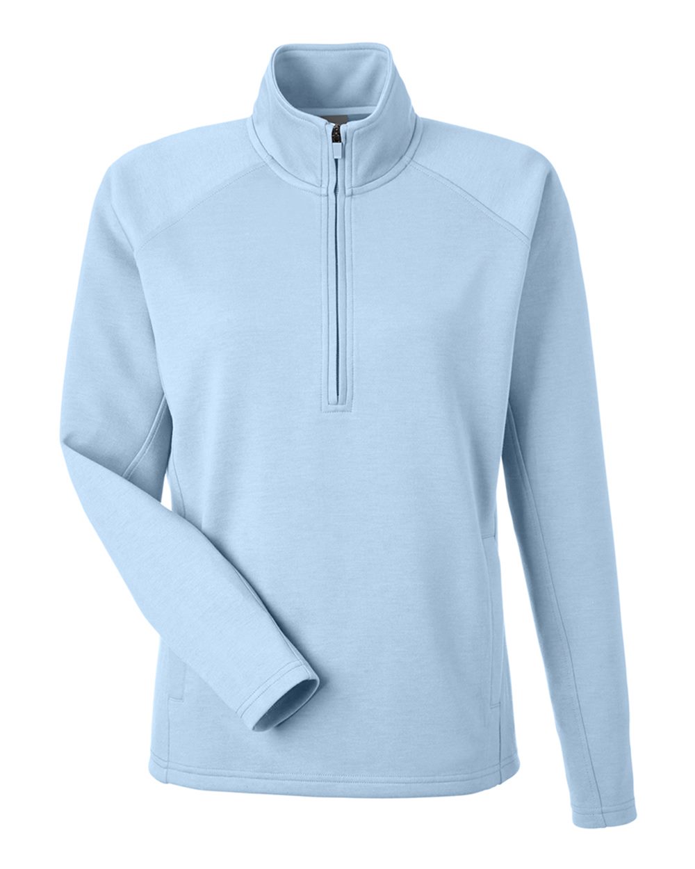 8754 J America Womens Apex Fleece Quarter-Zip Pullover
