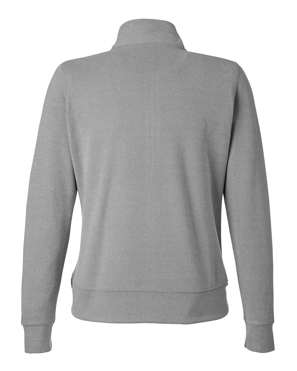 8762 J America Womens Element Fleece Quarter-Zip Sweatshirt - Back Image