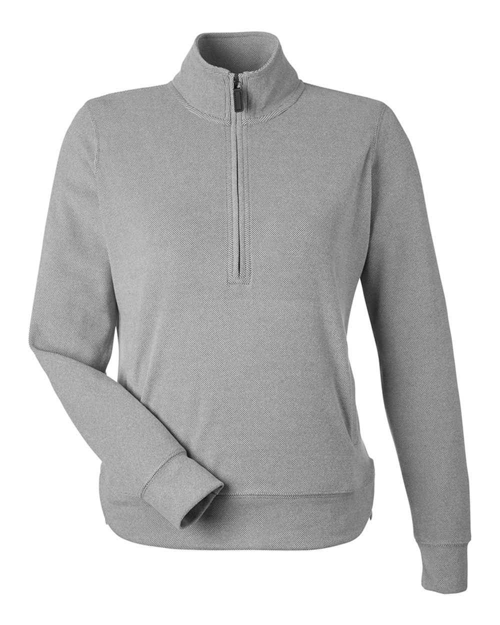 8762 J America Womens Element Fleece Quarter-Zip Sweatshirt