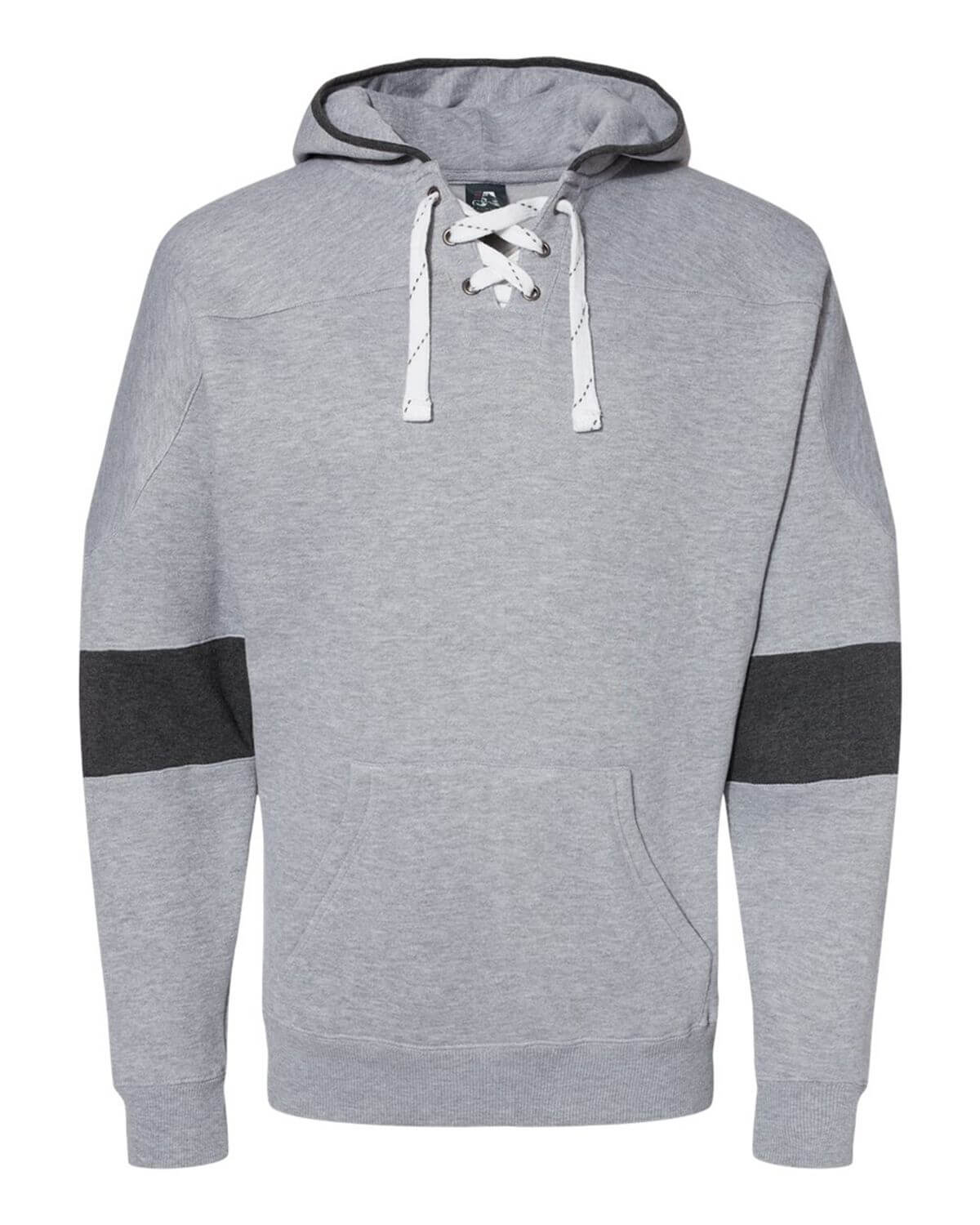 8832 J America Sport Lace Colorblocked Fleece Hooded Sweatshirt 8832 J America Sport Lace Colorblocked Fleece Hooded Sweatshirt
