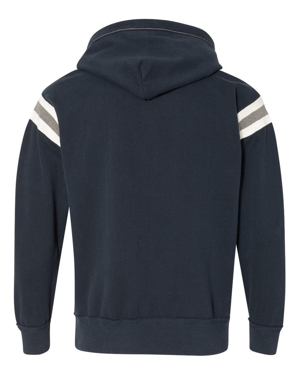 8847 J America Vintage Athletic Hooded Sweatshirt - Back Image