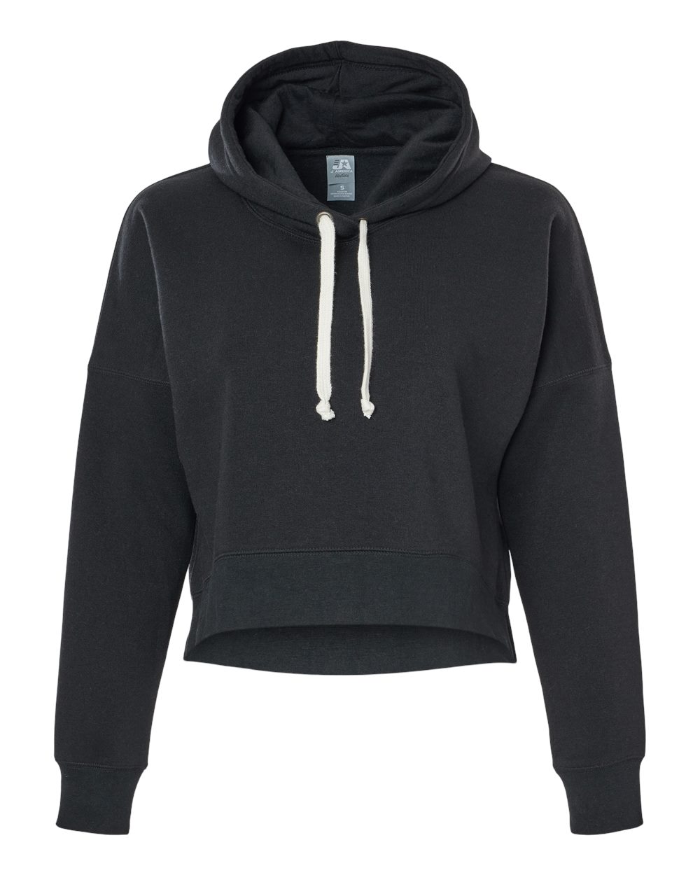8853 J America Womens Crop Hooded Sweatshirt Zoom Image