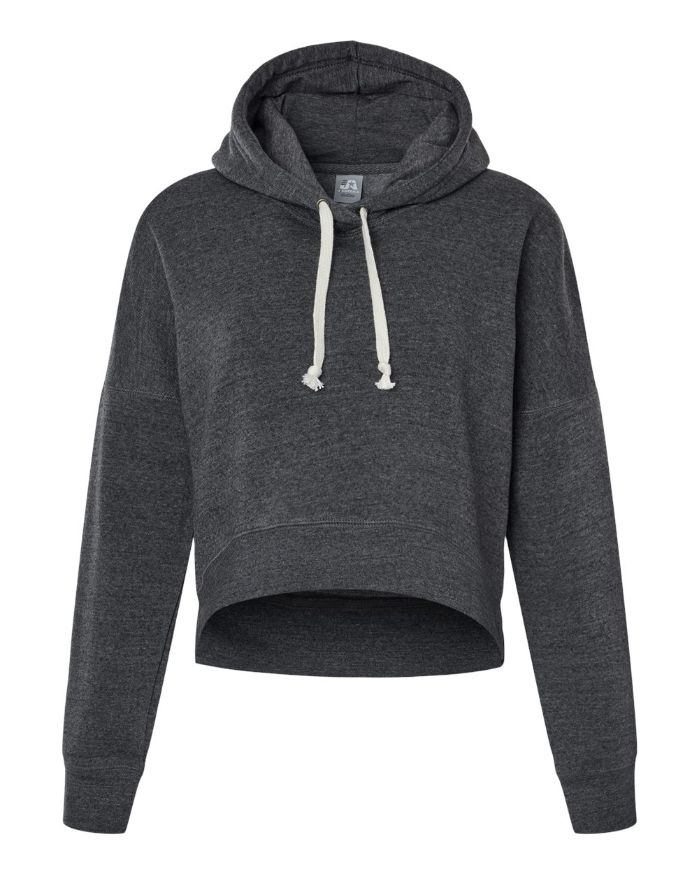 8853 J America Womens Crop Hooded Sweatshirt