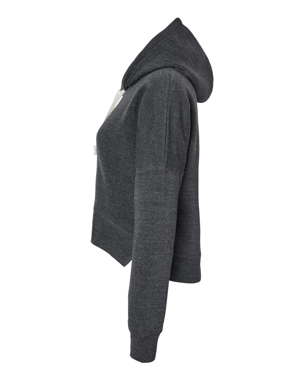 8853 J America Womens Crop Hooded Sweatshirt - Siide Image