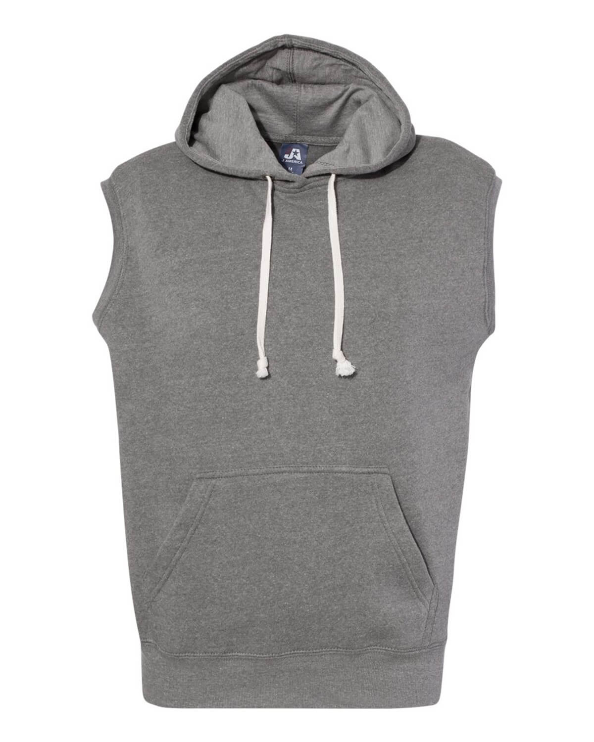 8877 J America Triblend Sleeveless Hooded Sweatshirt 8877 J America Triblend Sleeveless Hooded Sweatshirt