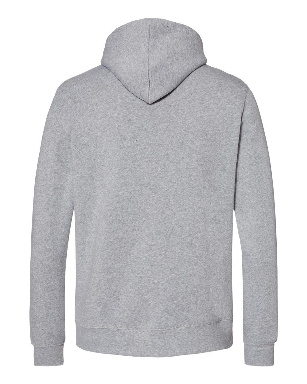8879 J America Gaiter Fleece Hooded Sweatshirt - Back Image