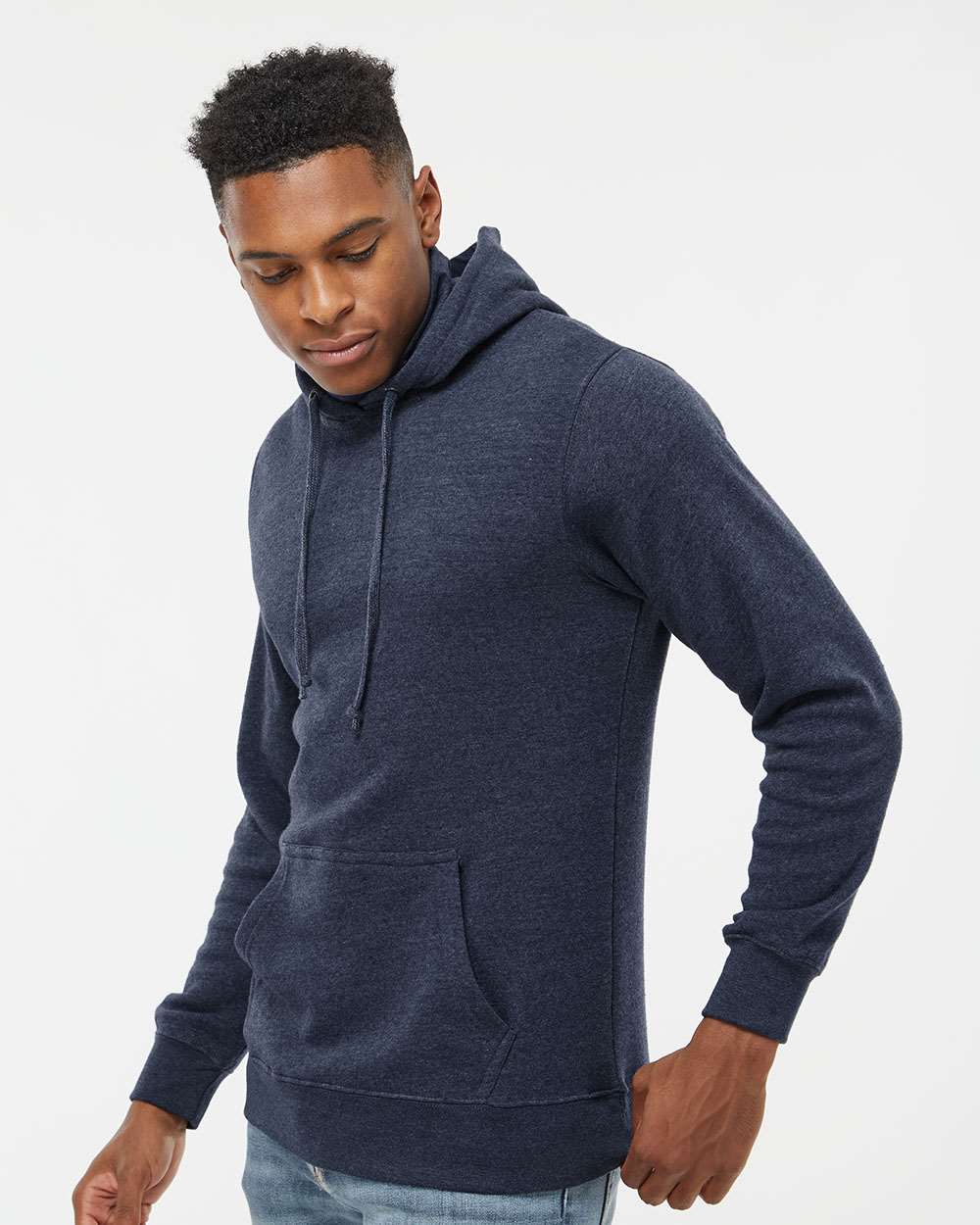 8879 J America Gaiter Fleece Hooded Sweatshirt - Siide Image