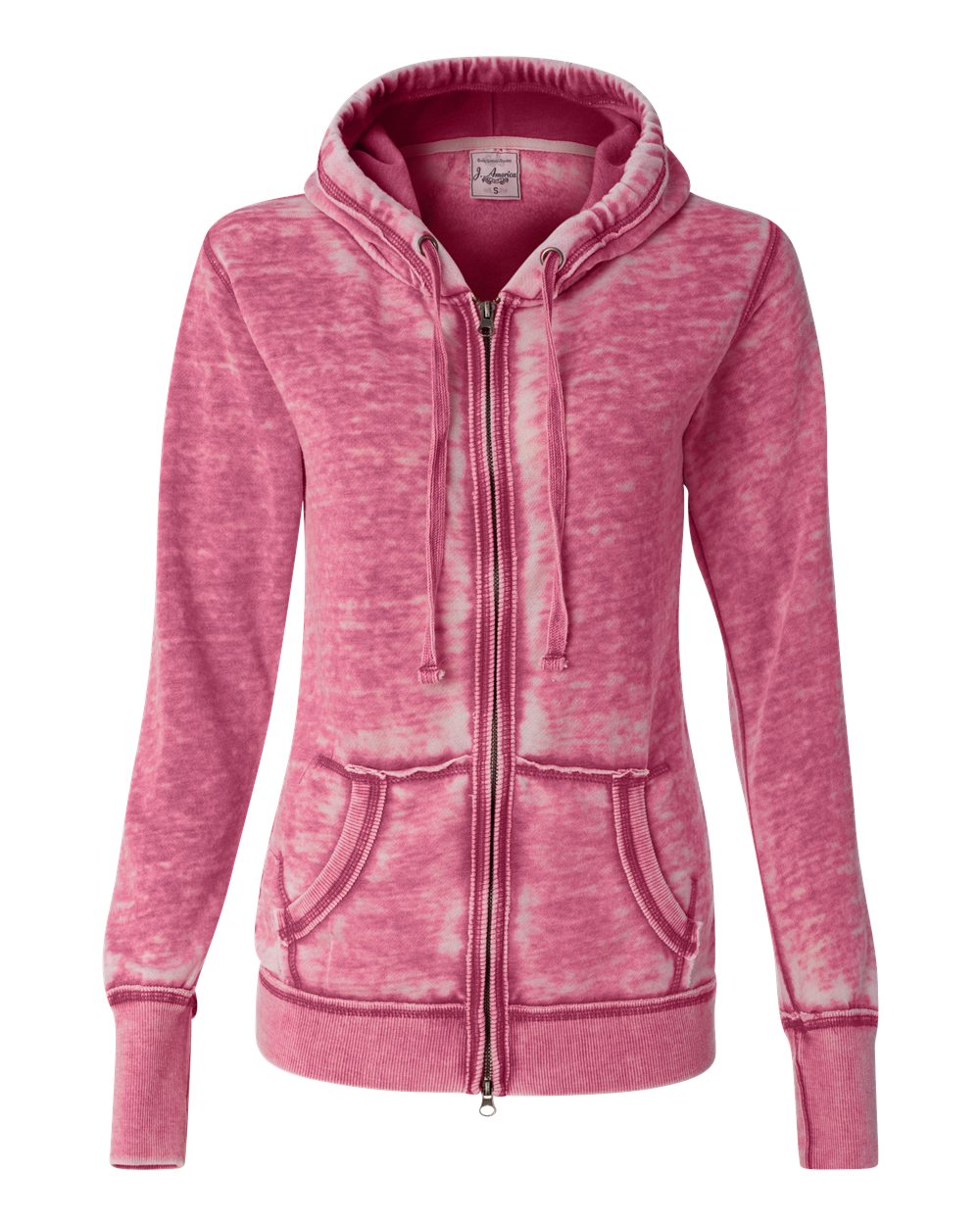 8913 J America Womens Zen Fleece Full-Zip Hooded Sweatshirt 8913 J America Womens Zen Fleece Full-Zip Hooded Sweatshirt