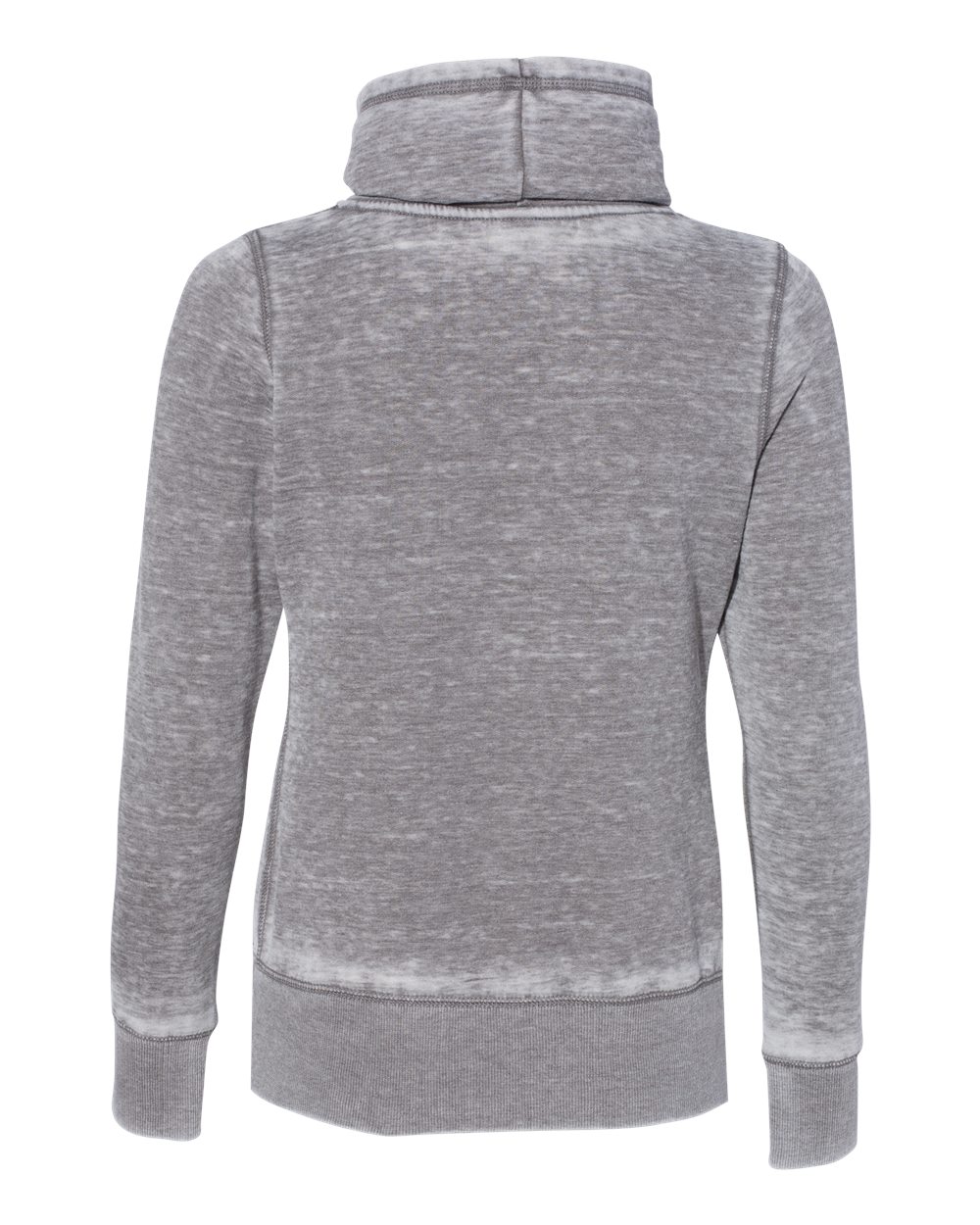 8930 J America Women’s Zen Fleece Cowl Neck Sweatshirt - Back Image