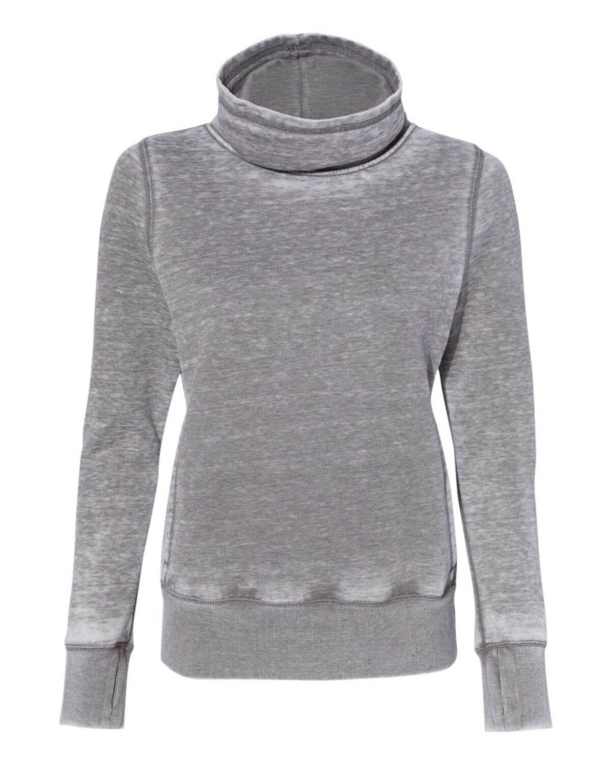 8930 J America Women’s Zen Fleece Cowl Neck Sweatshirt