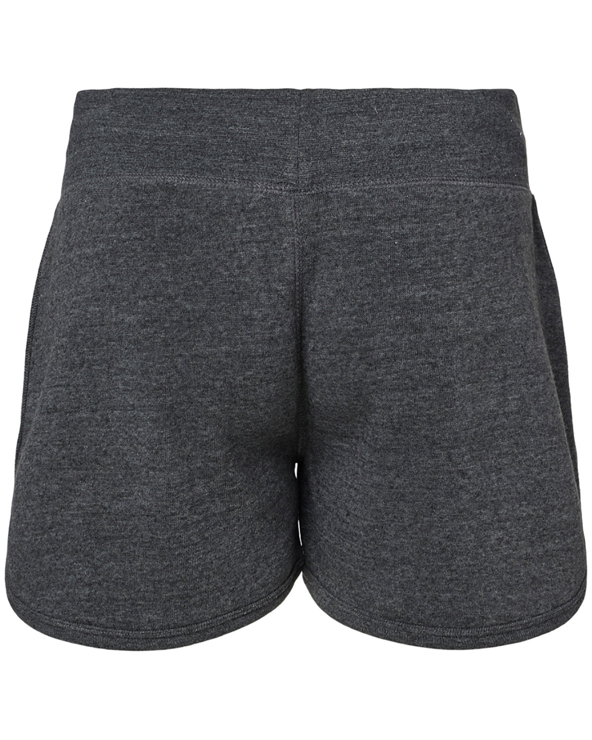 8856JA J America Ladies Triblend Fleece Short - Back Image