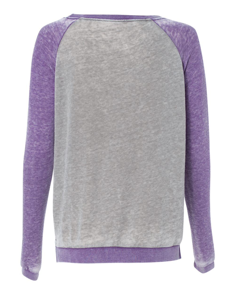 8927 J America Women’s Zen Fleece Raglan Sweatshirt - Back Image
