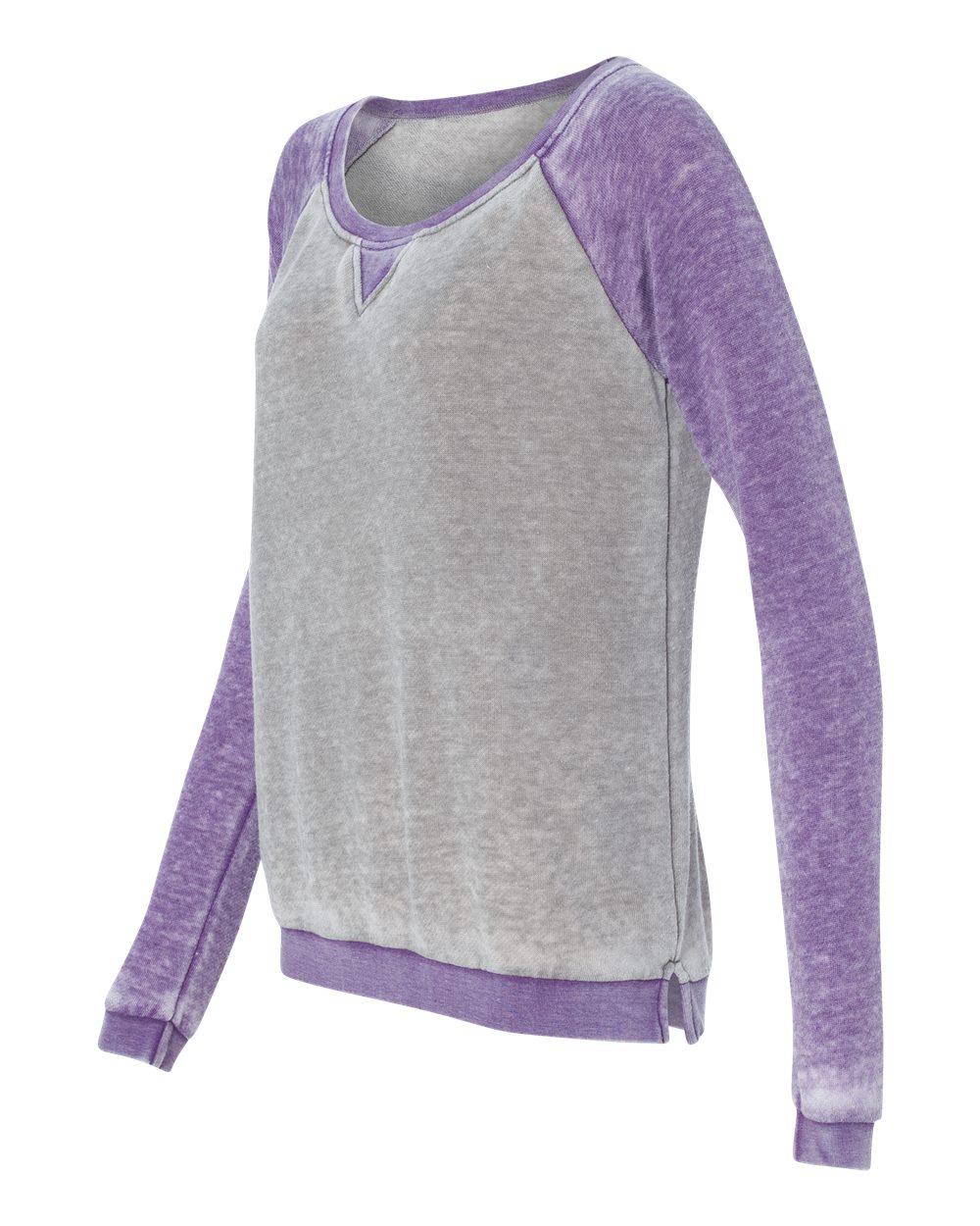 8927 J America Women’s Zen Fleece Raglan Sweatshirt - Siide Image