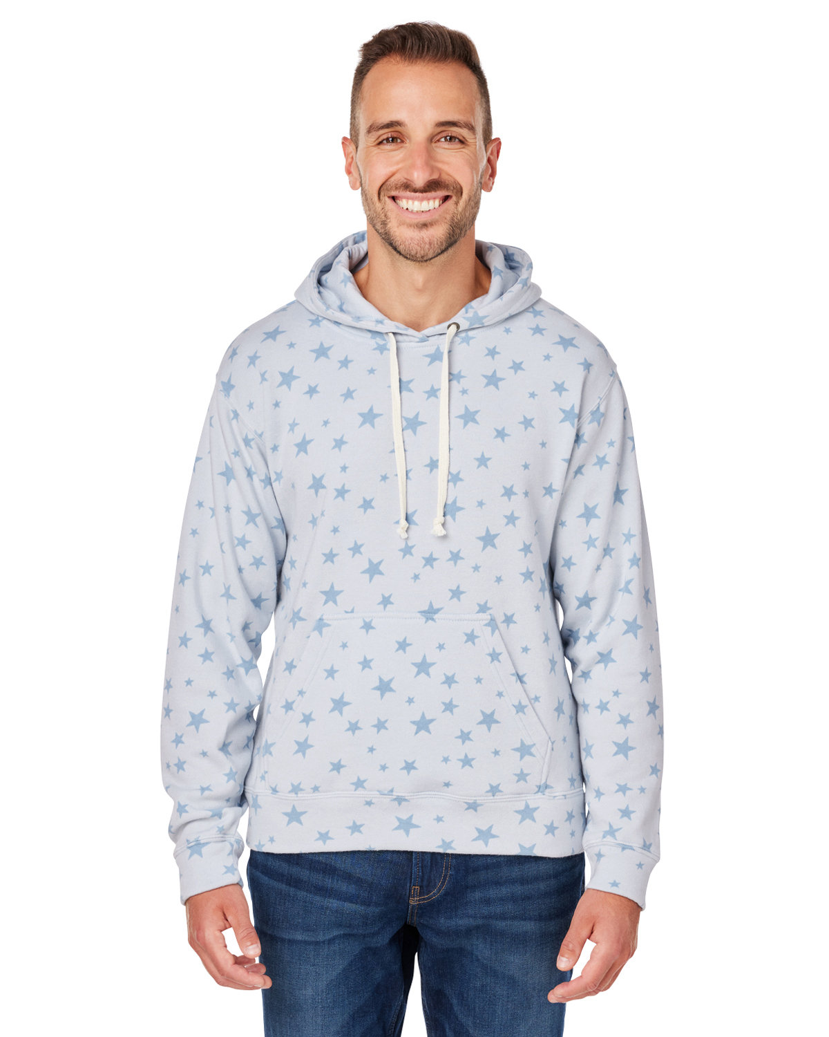 JA8871 J America Adult Triblend Pullover Fleece Hooded Sweatshirt JA8871 J America Adult Triblend Pullover Fleece Hooded Sweatshirt