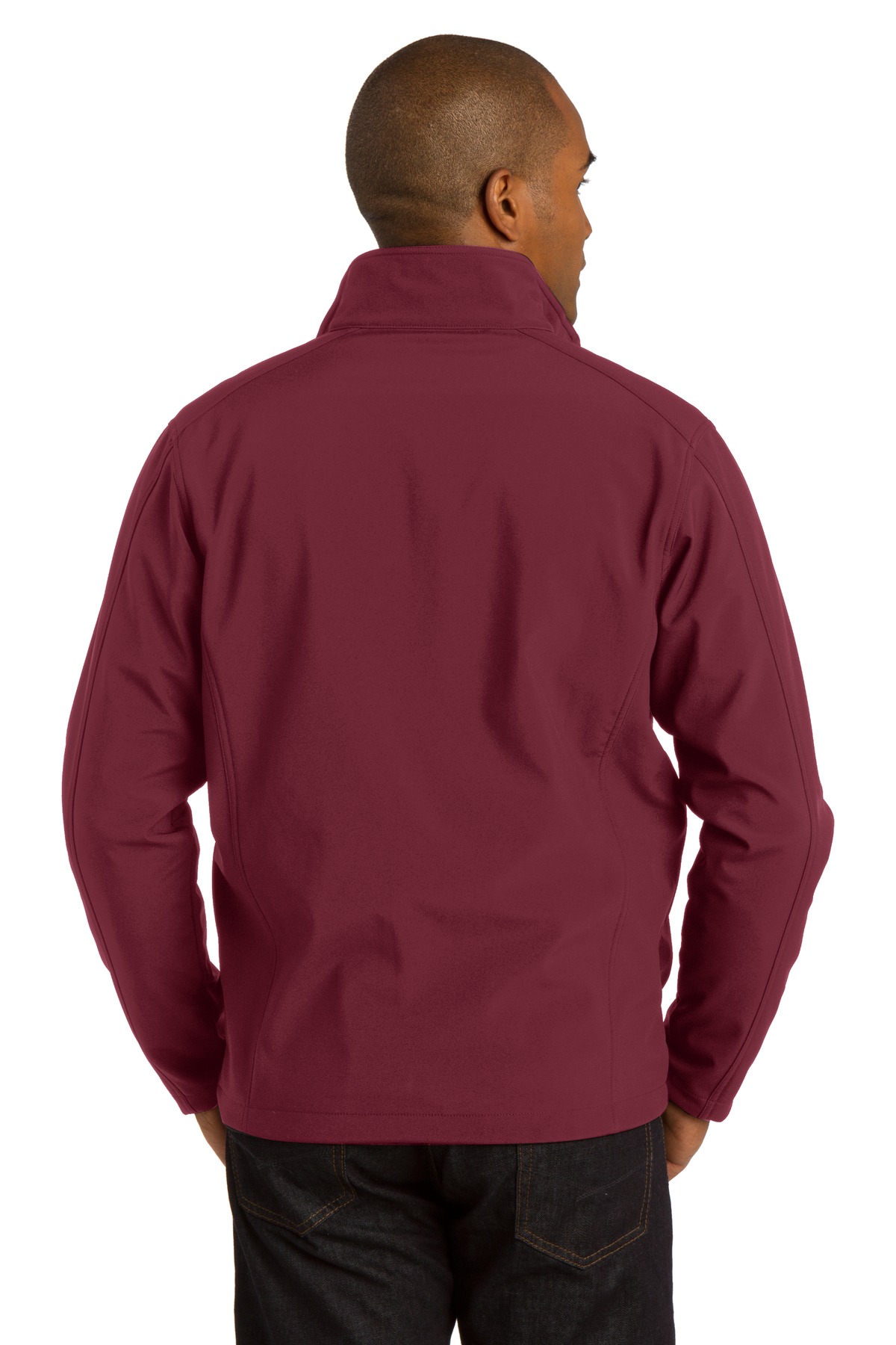 Port Authority Embroidery J317 Core Soft Shell Jacket. - Back Image